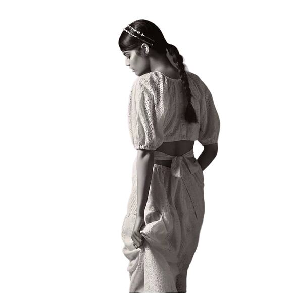 Anthropologie Verb by Pallavi Singhee Agneza Lace Maxi Dress Size 10 NWT $238 - Picture 4 of 16